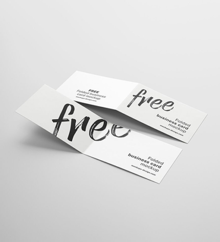 Folded-business-cards-wholesale