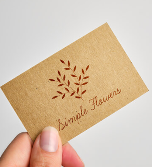 Kraft Paper Business Cards Claws Printers